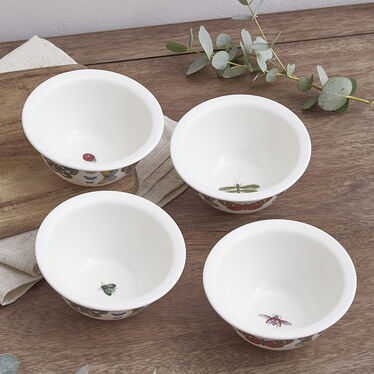 Botanic Garden Set of 4 Round Dip Bowls
